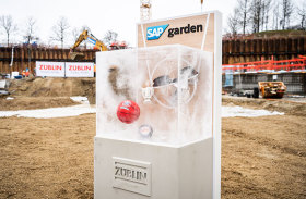 23.02.2021 | Jeder fängt mal klein an: Der Grundstein für den SAP Garden wird gelegt