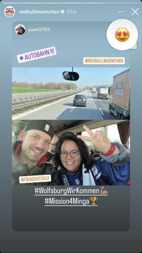 Fans auf dem Weg nach WOB