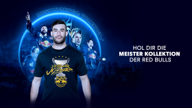 Meister-Shirt oder -Cap gefällig? Dann rein in den Fanshop! 