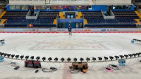 Bittner in the Matrix! "Bullet Time" shoot in the Olympic ice stadium