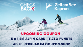 Upcoming: Check Back Coupon Zell am See-Kaprun Upcoming: Check Back Coupon Zell am See-Kaprun