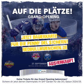 From 18:00: Tickets for SAP Garden opening game against the Buffalo Sabres