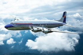 Sightseeing flight with the Douglas DC-6B