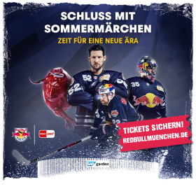 Zweite Vorverkaufsphase für neue DEL-Saison des EHC Red Bull München gestartet