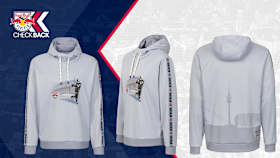 Grafik Check Back-Hoodie