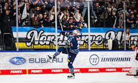 Vierter Heimsieg in Serie: Red Bulls bezwingen Tabellenführer Mannheim  Vierter Heimsieg in Serie: Red Bulls bezwingen Tabellenführer Mannheim