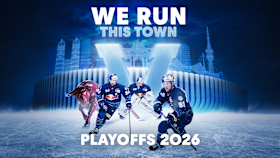 Grafik Playoff-Motto "WE RUN THIS TOWN"