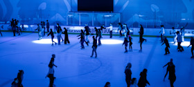 Ice sports from August to April