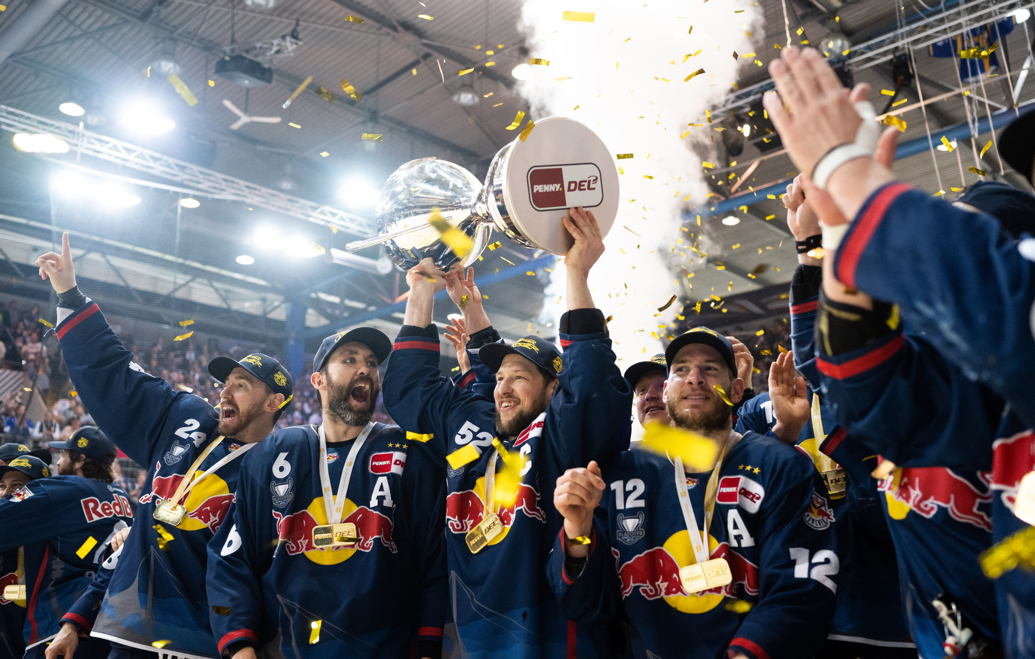 EHC Red Bull München Meisterfeier am Sonntag